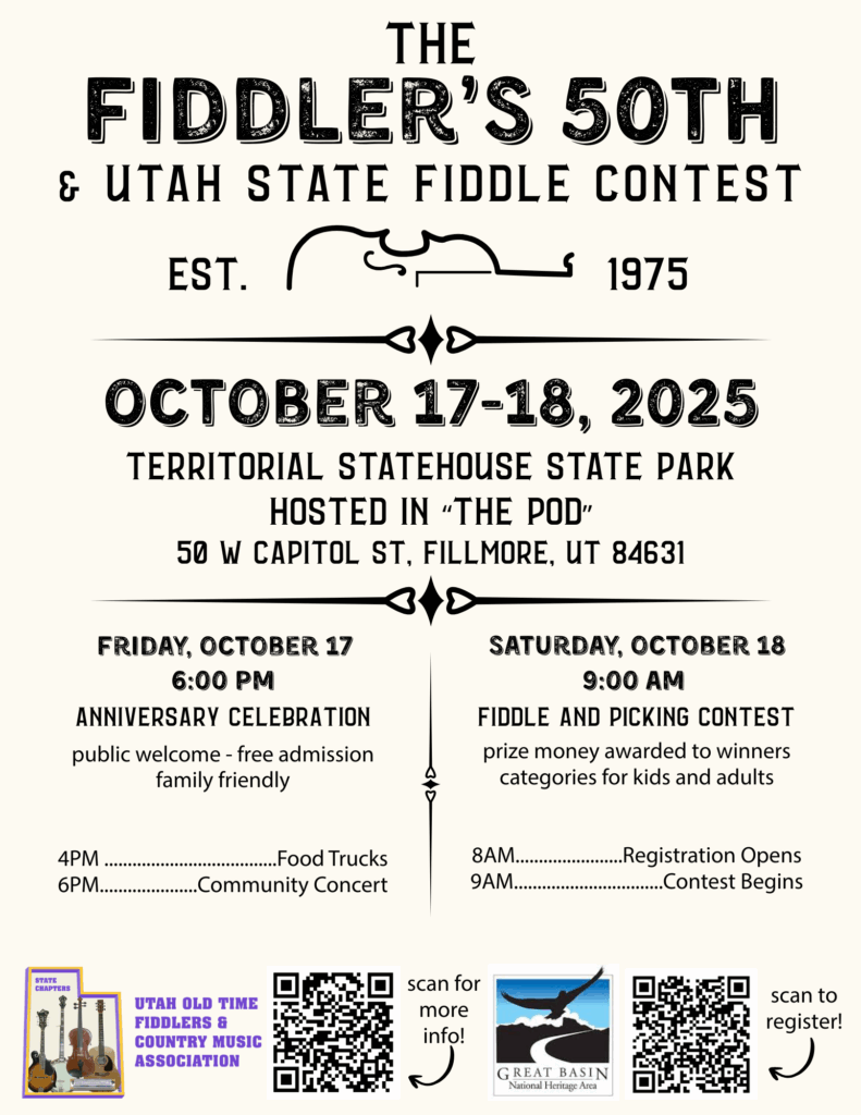 50 YEAR ANNIVERSARY CELEBRATION! - Utah Old Time Fiddlers